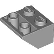 Lego kostka (kostička) 2x2 sklon (šikmá) 45° invertovaná, světle modro šedá (4211436)